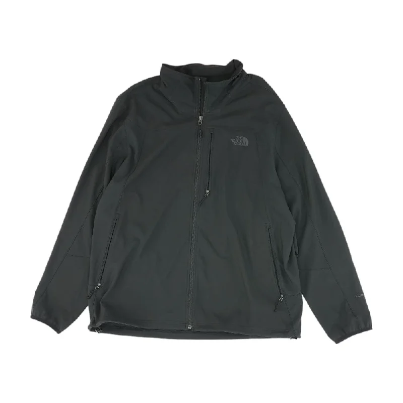 Versatile Men's Pea CoatsBlack Solid Lightweight Jacket