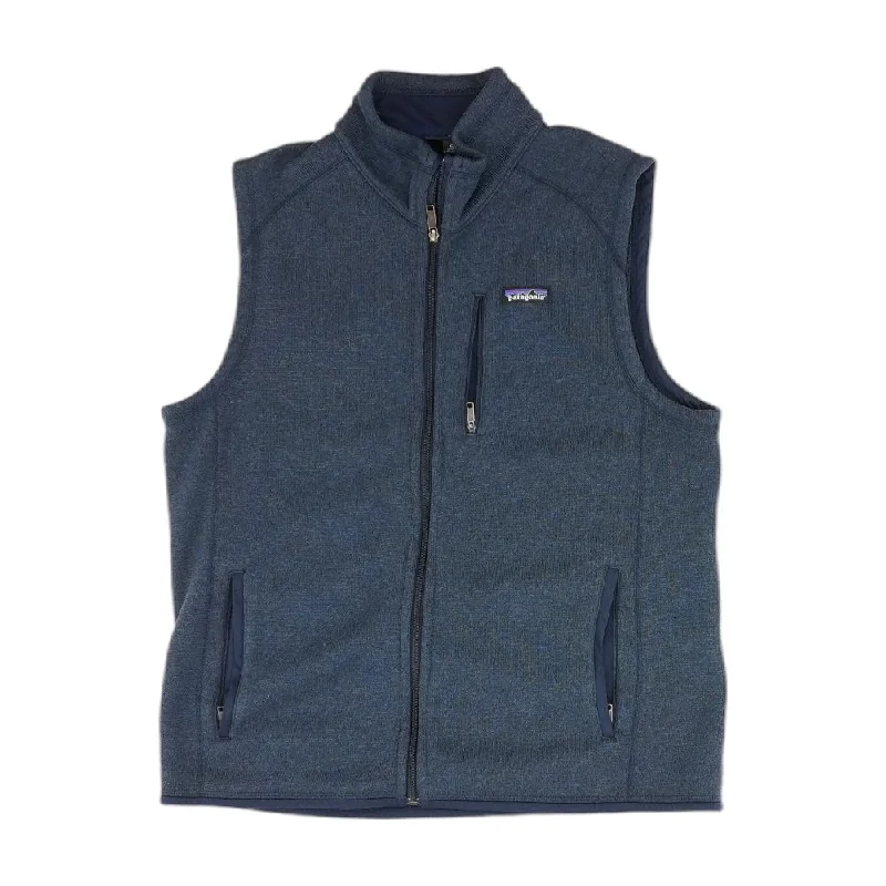 Functional Men's Ski JacketsBlue Solid Fleece Vest