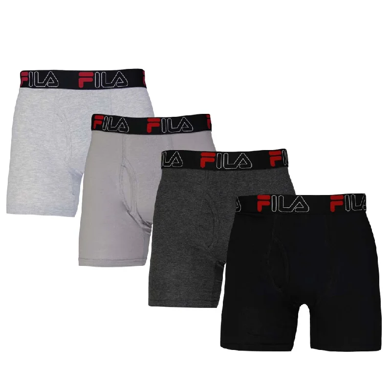 Men's Coats for SnowboardingFILA - Men's 4 Pack Boxer Brief (FM412BXCS28 020)