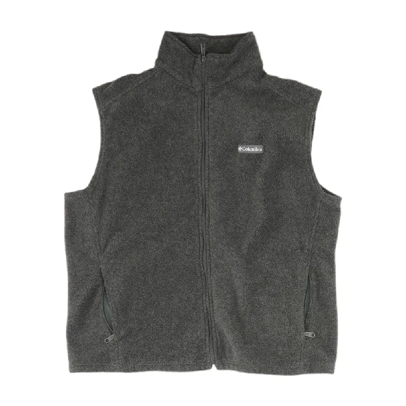 Men's Coats with Inner PocketsGray Solid Fleece Vest