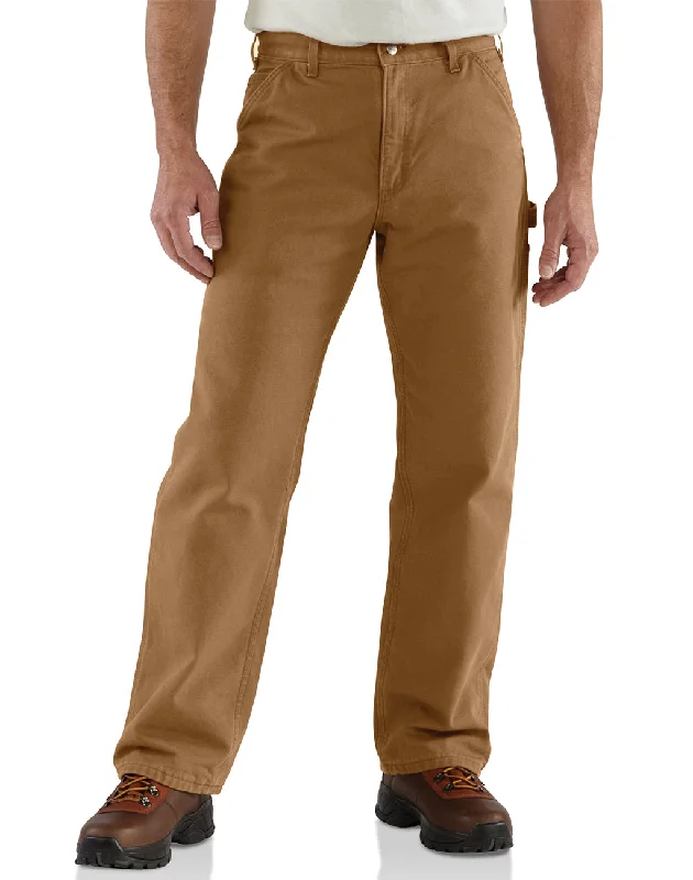 Men's Pants with Stretchable Fabric for FlexibilityMen's Carhartt Duck Work Dungaree Pant