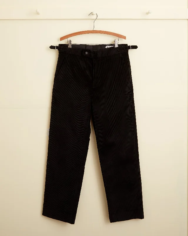 Men's Pants with Slant PocketsCorduroy Coal Trousers