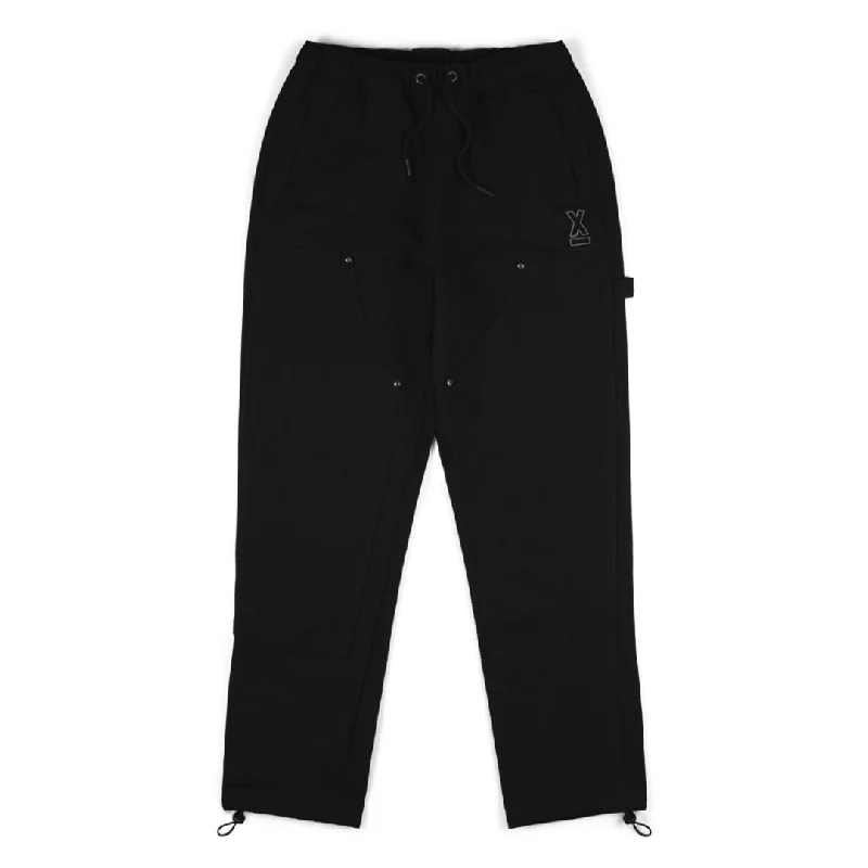 Men's Pants with Contrast StitchingDouble Knee Cargo Pants